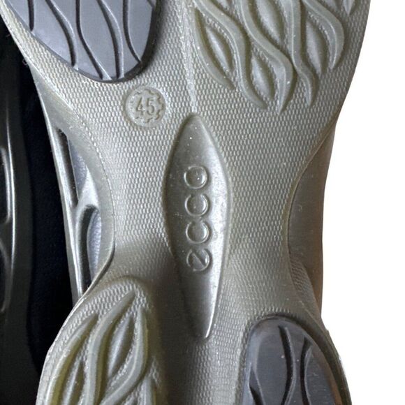 Ecco Mens BIOM Natural Motion Black Leather Sneakers Size 45 - Picture 5 of 5